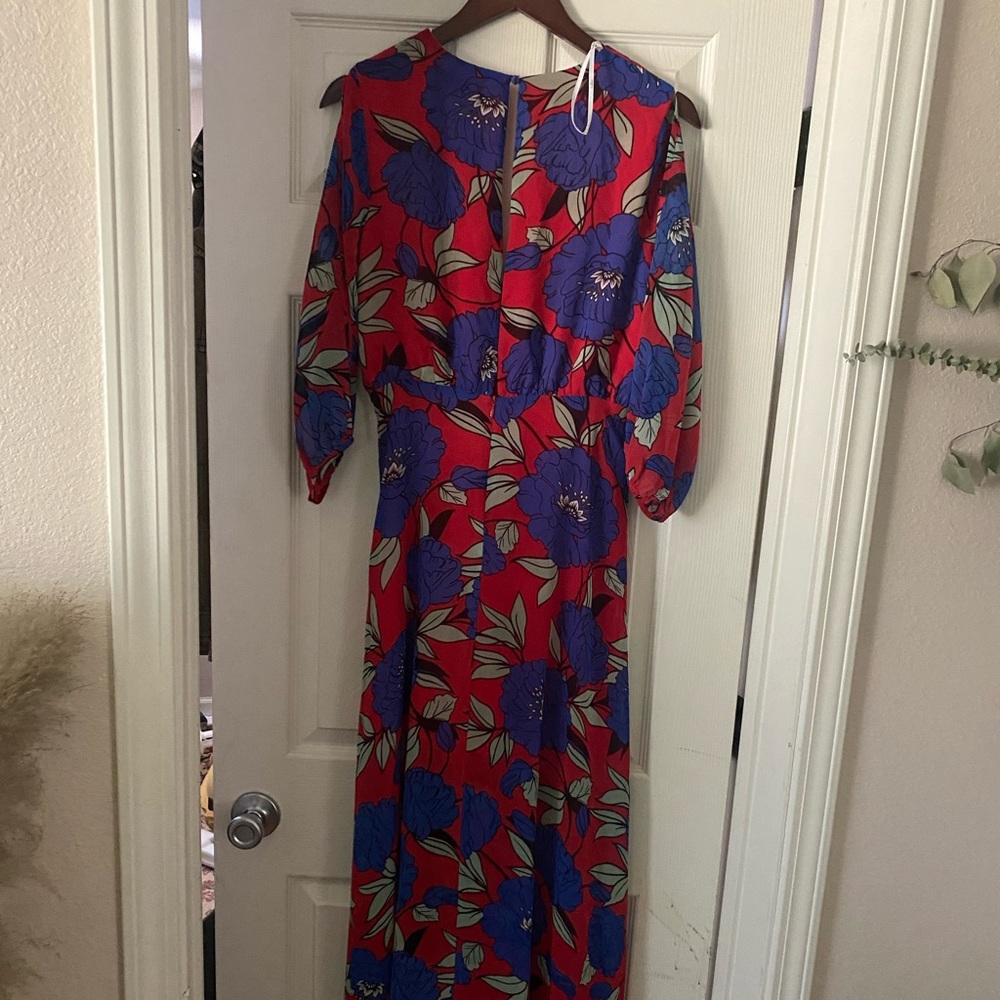 Lulus size medium long floral dress